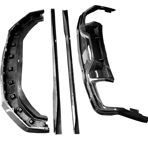 Pure Performance Carbon Fiber Package Side Skirts | Lip | Diffuser for Mustang GT / Dark horse S650