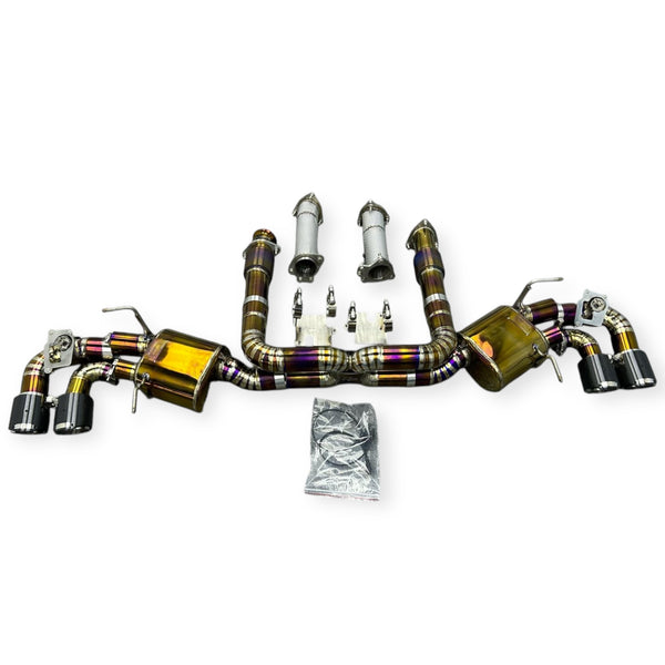 Pure Performance Titanium Exhaust for C8 Corvette Base / Z51 /OEM VALVES