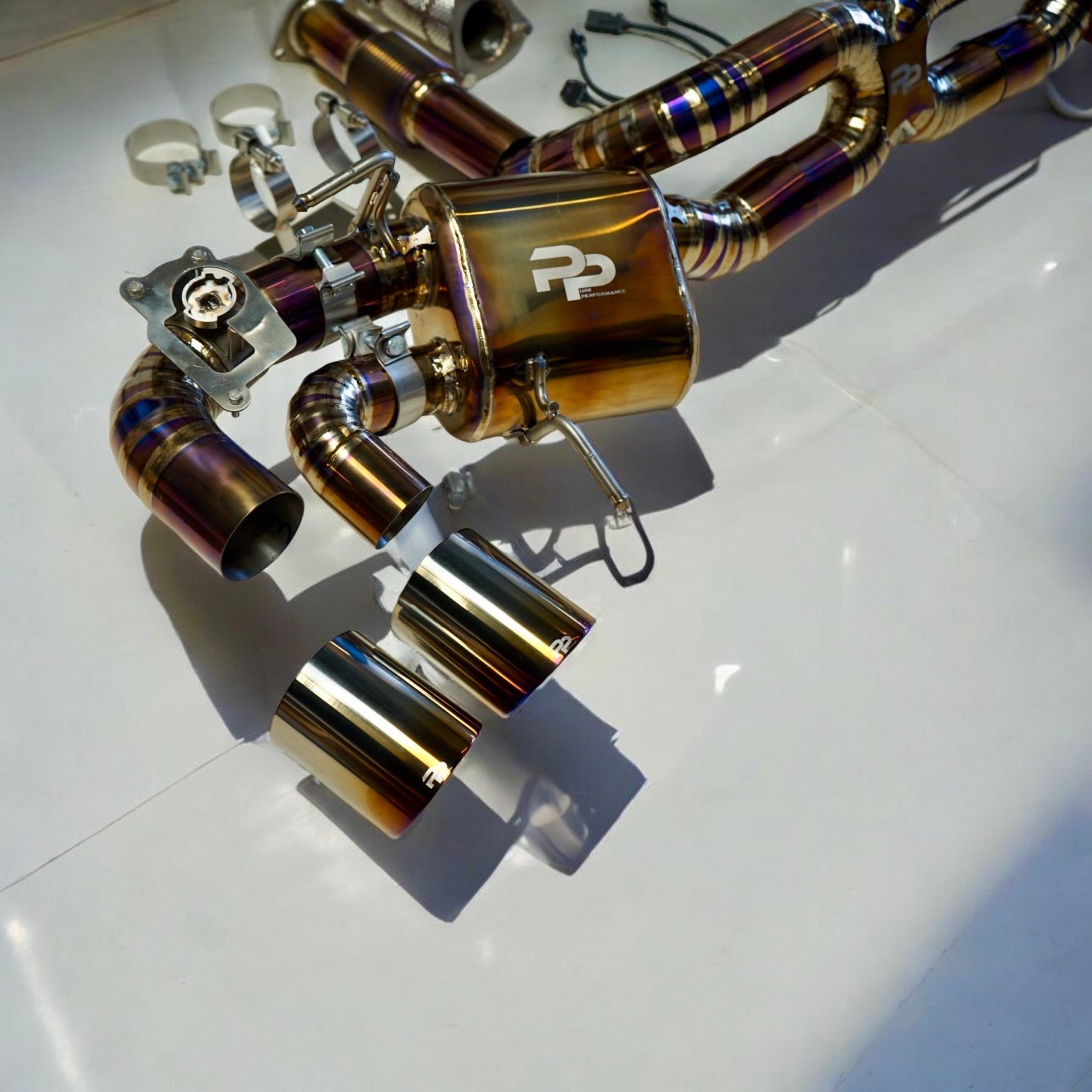 Pure Performance Titanium Exhaust for C8 Corvette Base / Z51 /VALVETRONIC - Pure Performance