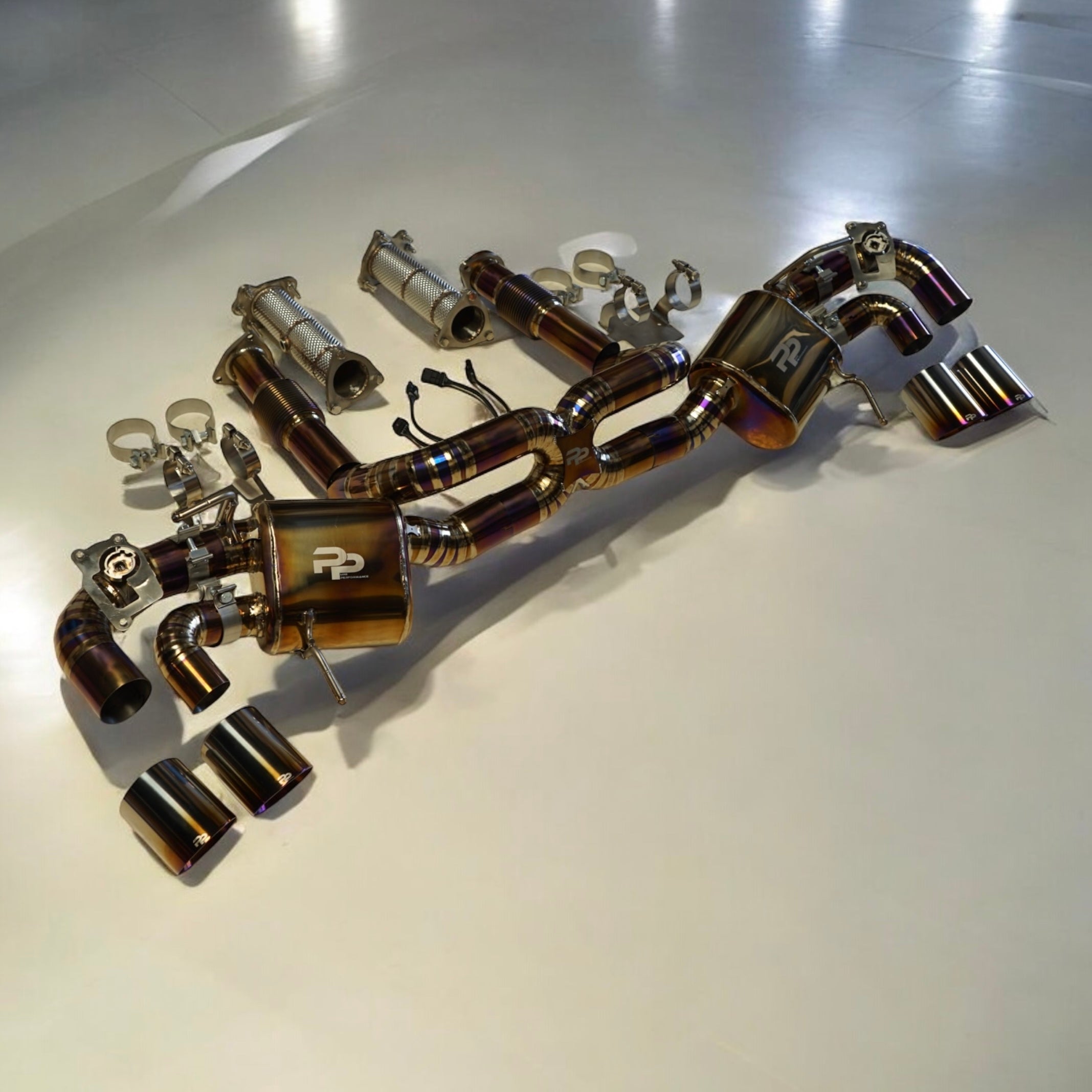 Pure Performance Titanium Exhaust for C8 Corvette Base / Z51 /VALVETRONIC - Pure Performance