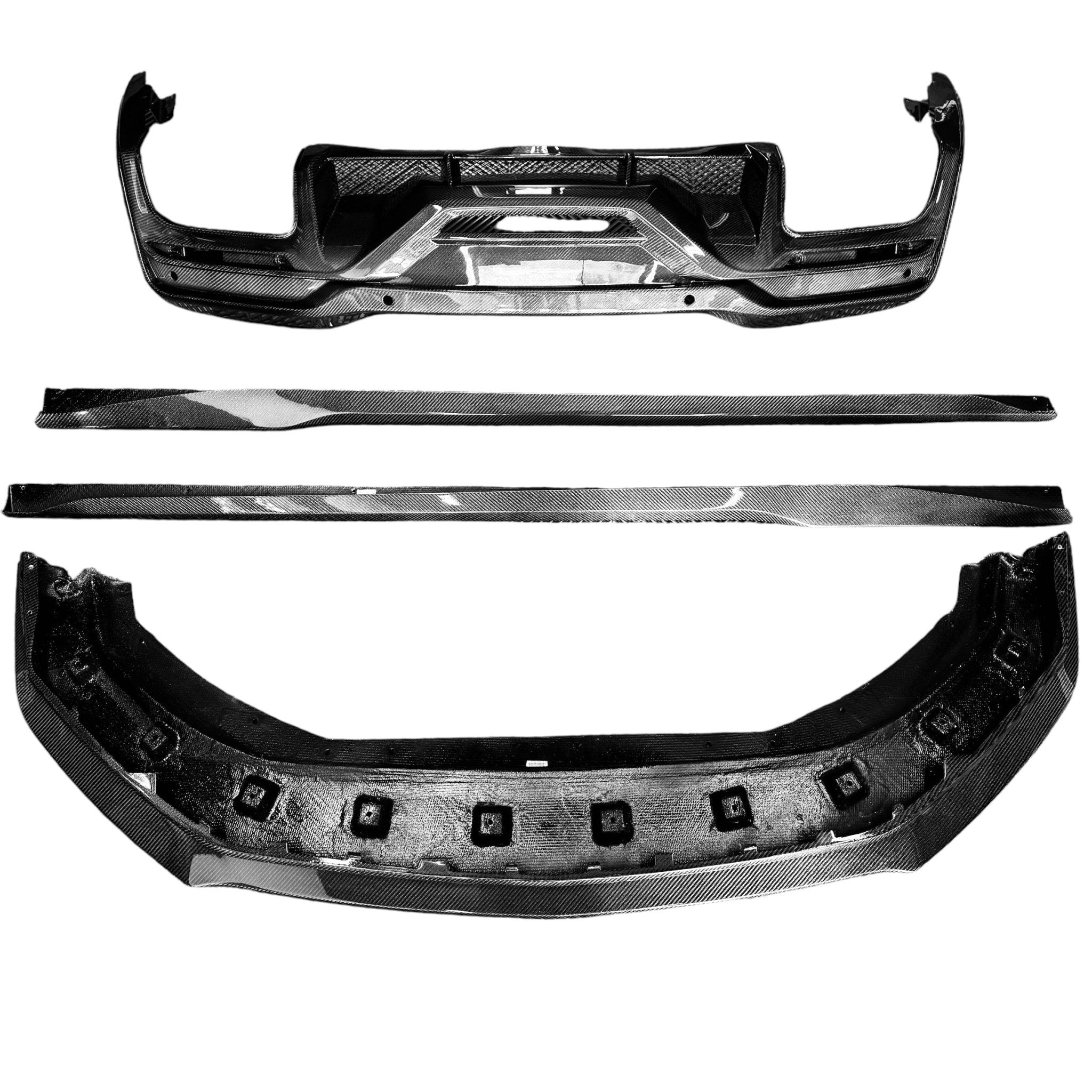 Pure Performance Carbon Fiber Package Side Skirts | Lip | Diffuser for Mustang GT / Dark horse S650 - Pure Performance