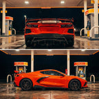 Pure Performance LA Carbon Fiber Race Rear Diffuser for C8 Corvette Base / Z51 - Pure Performance