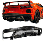 Pure Performance LA Carbon Fiber Race Rear Diffuser for C8 Corvette Base / Z51 - Pure Performance