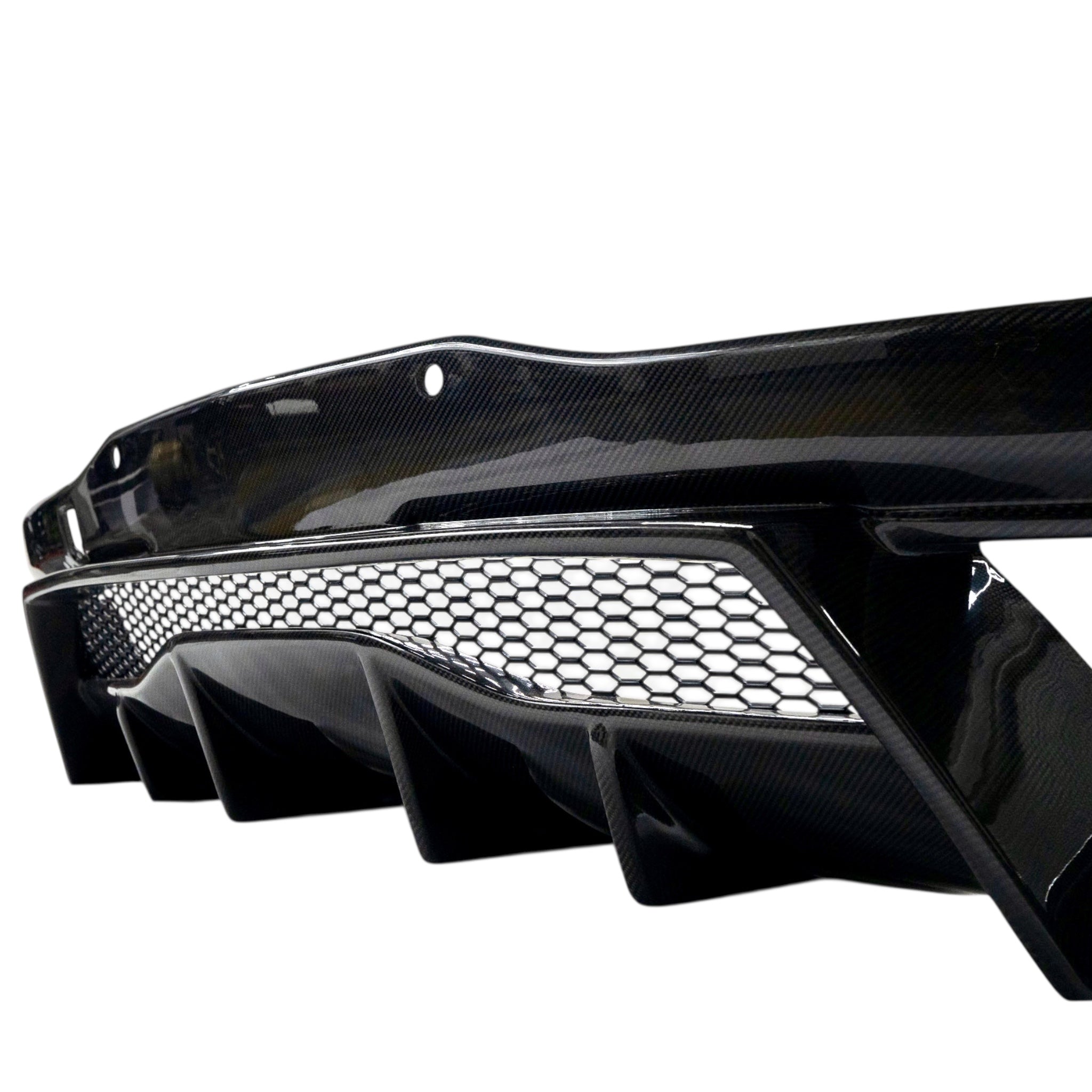 Pure Performance LA Carbon Fiber Race Rear Diffuser for C8 Corvette Base / Z51 - Pure Performance