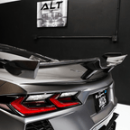 Pure Perf High Wing Carbon Fiber Z06 Style for C8 Corvette Base / Z51 - Pure Performance