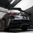Pure Perf High Wing Carbon Fiber Z06 Style for C8 Corvette Base / Z51 - Pure Performance