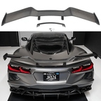 Pure Perf High Wing Carbon Fiber Z06 Style for C8 Corvette Base / Z51 - Pure Performance