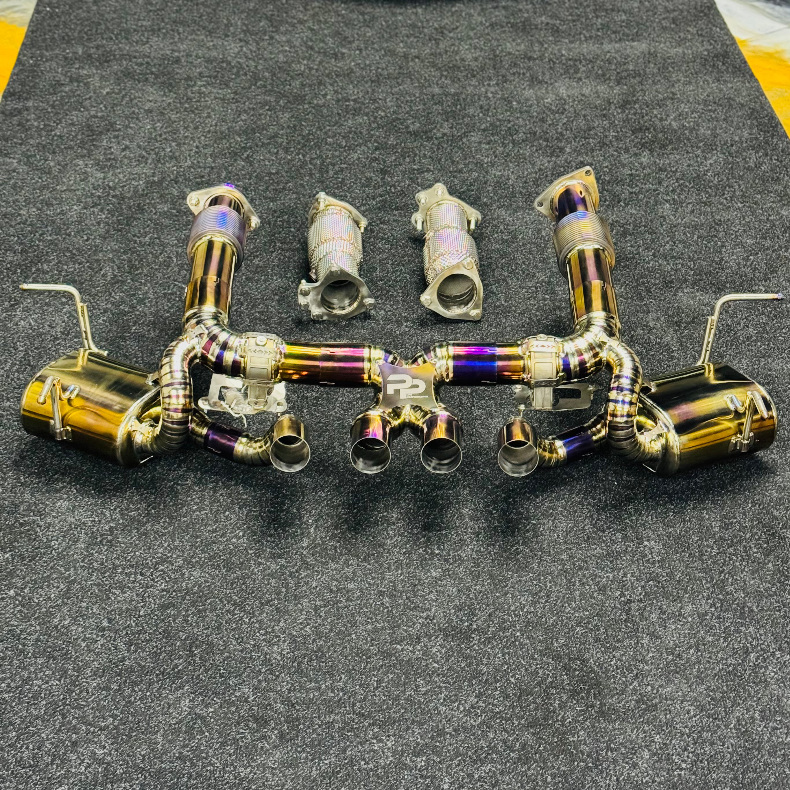 Pure Performance Titanium Exhaust for C8 Corvette Z06