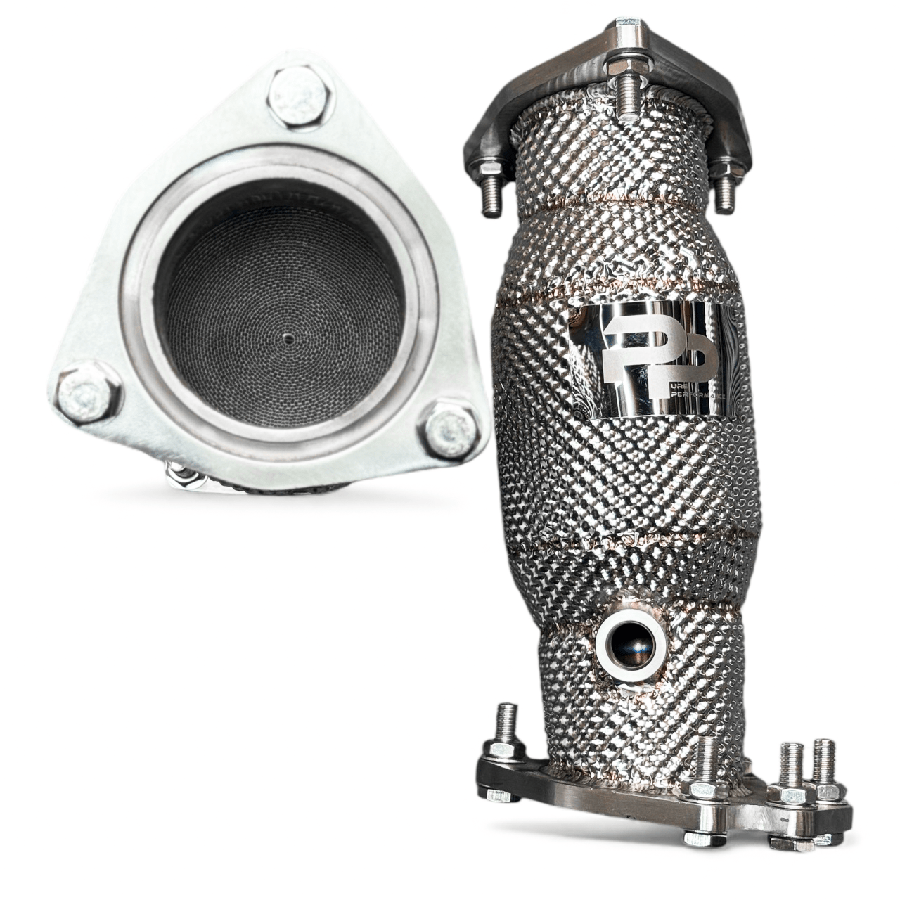 Pure Performance Stainless Sport Highflow Cats 40Cell Corvette Z06 / Stingray - Pure Performance
