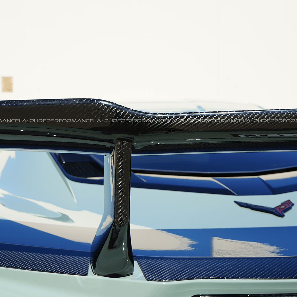 Pure Performance Carbon ZR1 Style High Wing for C8 Corvette Z06 / Z07 - Pure Performance