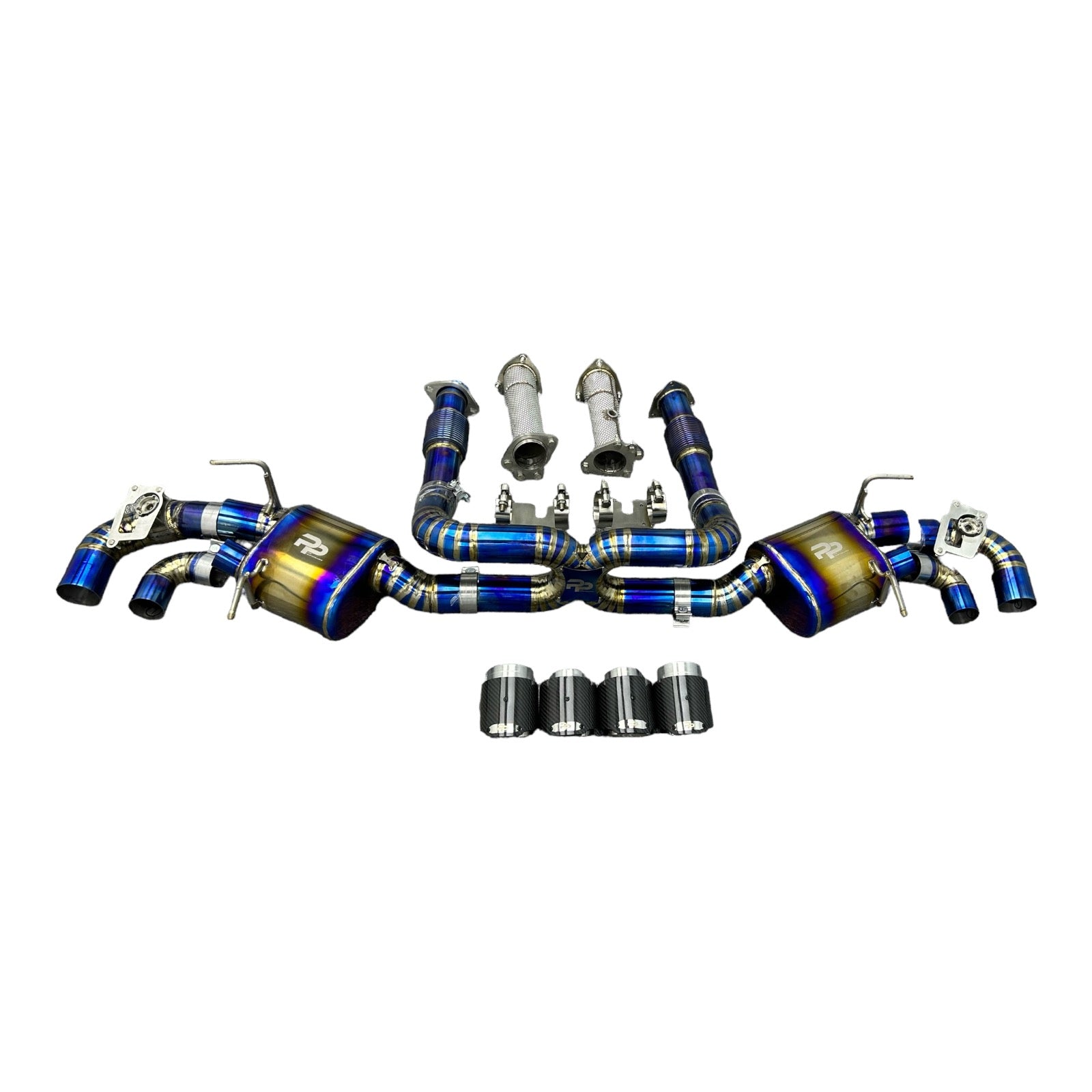 Pure Performance Titanium Exhaust for C8 Corvette Base / Z51 /VALVETRONIC - Pure Performance