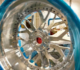 DL20 2-Piece Forged wheels 20x9 / 21x12 for C8 Corvette Z51 - Gem Motorsports