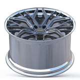 DL20 2-Piece Forged wheels 20x9 / 21x12 for C8 Corvette Z51 - Gem Motorsports